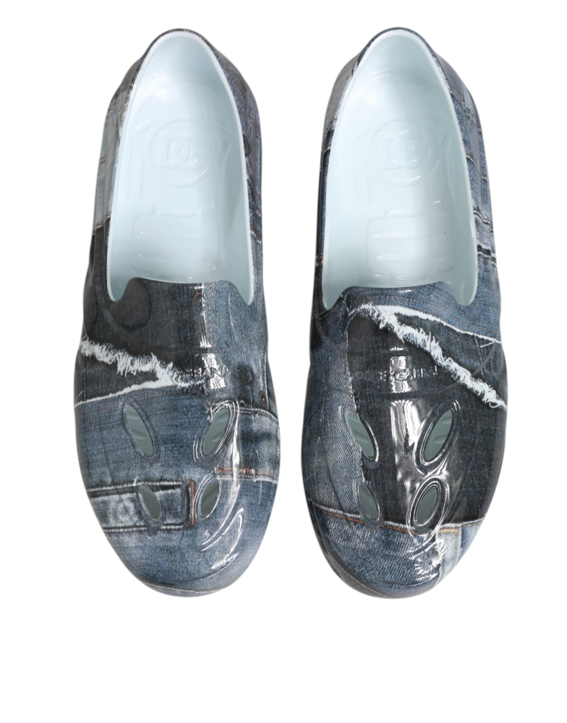 Dolce &amp; Gabbana Mehrfarbige Gummi Herren Low Top Sneakers Schuhe