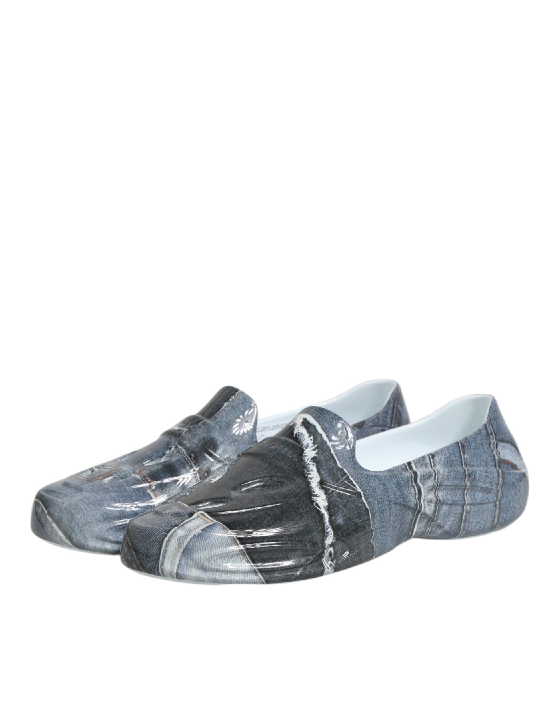 Dolce &amp; Gabbana Mehrfarbige Gummi Herren Low Top Sneakers Schuhe