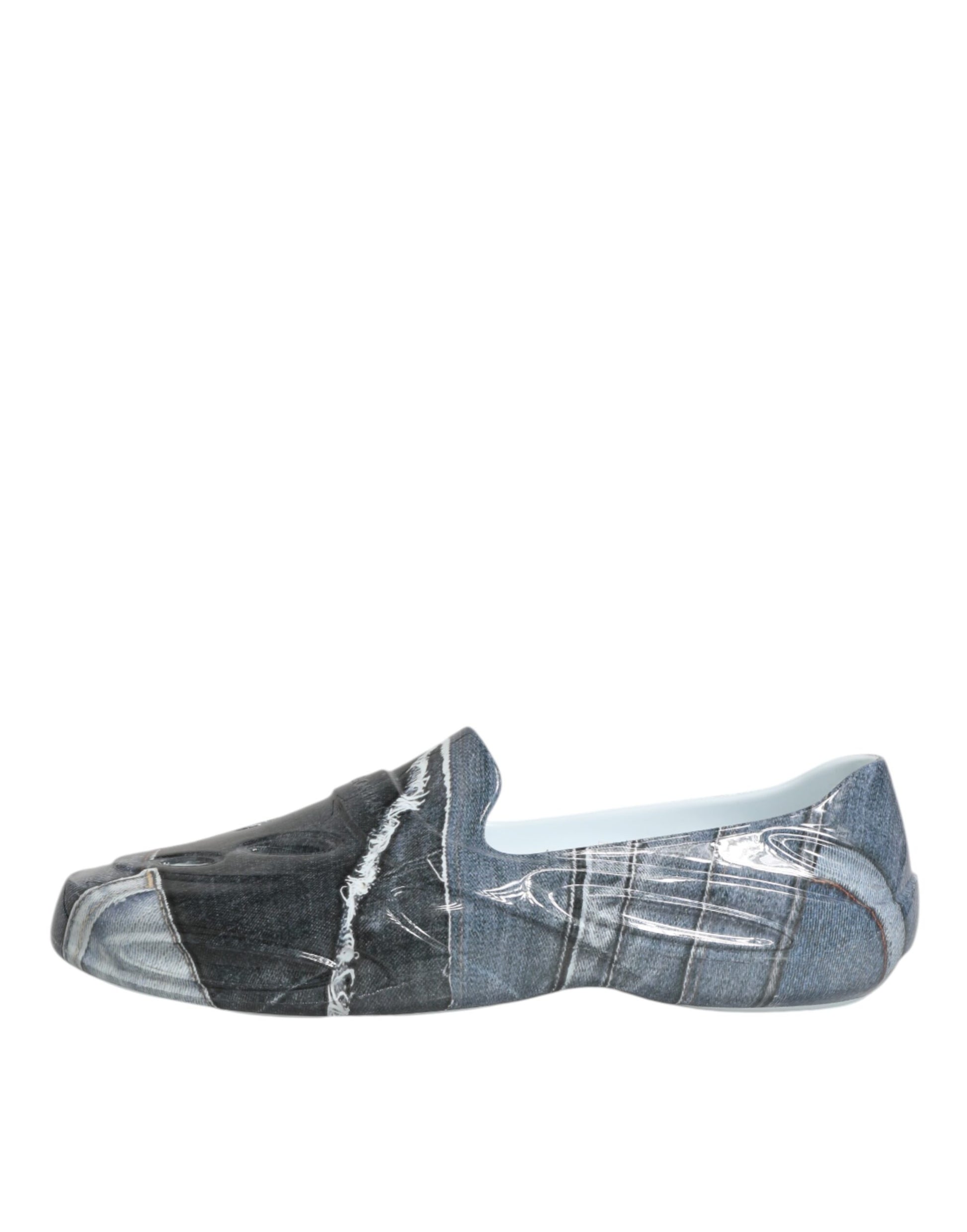 Dolce &amp; Gabbana Mehrfarbige Gummi Herren Low Top Sneakers Schuhe