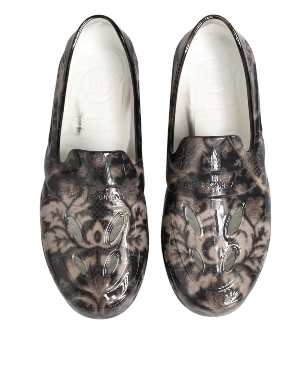 Dolce &amp; Gabbana Mehrfarbige Gummi Low Top Herren Sneakers Schuhe