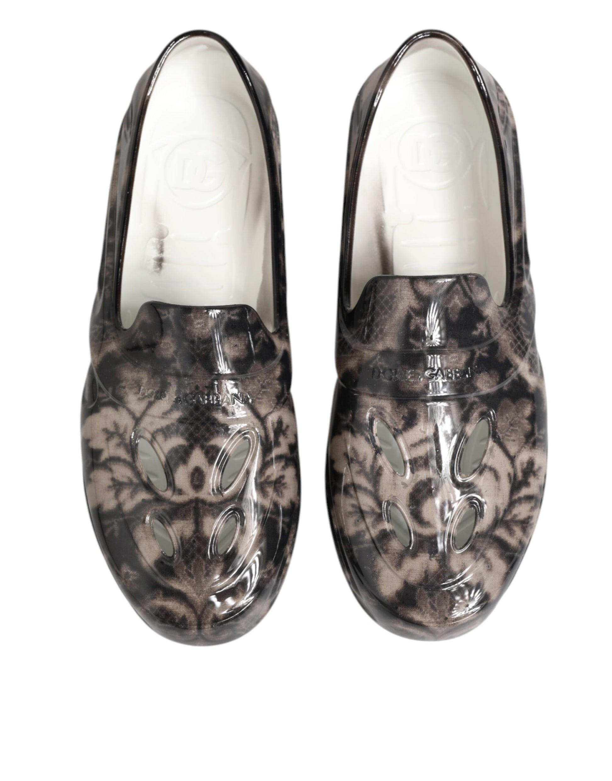 Dolce &amp; Gabbana Mehrfarbige Gummi Low Top Herren Sneakers Schuhe