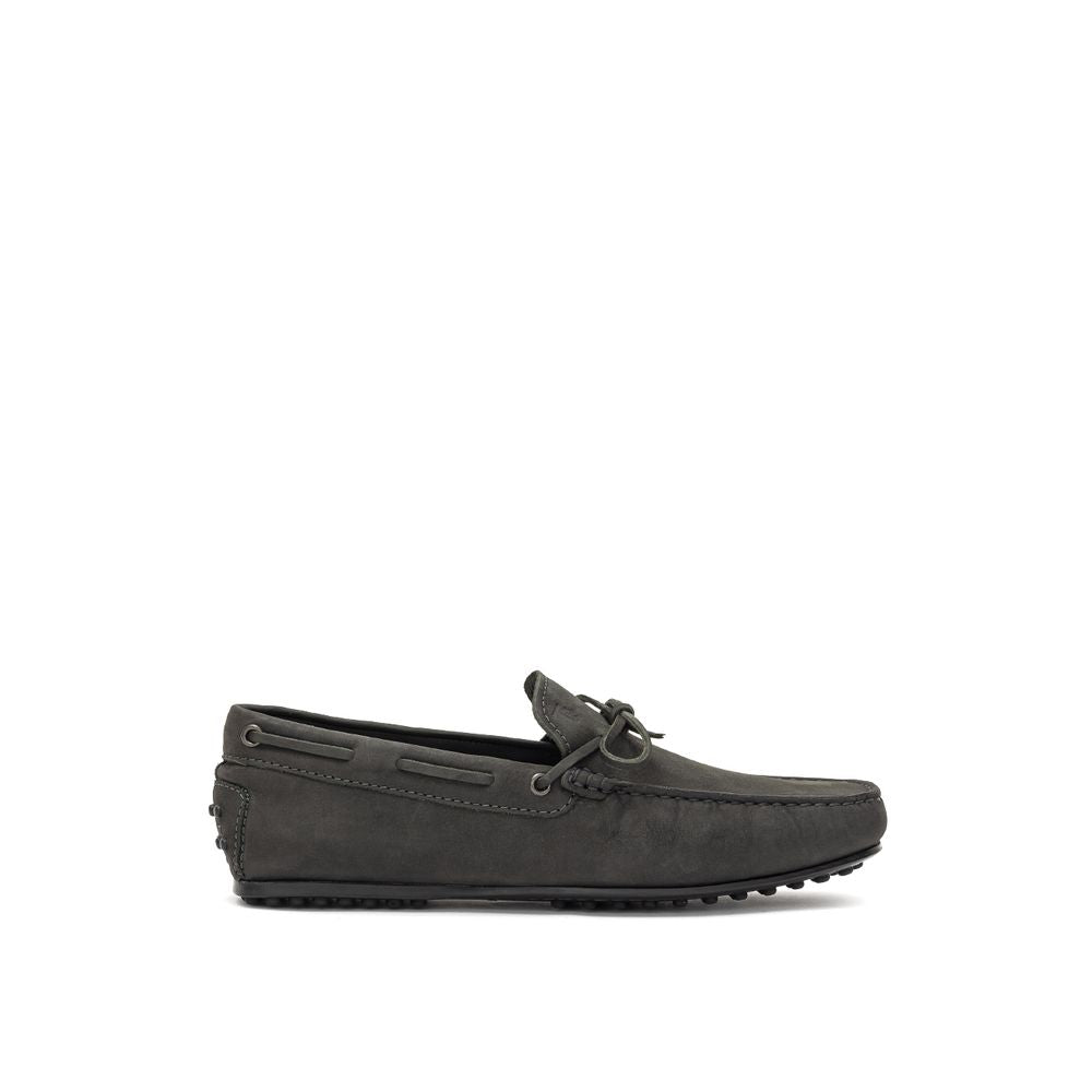 Tod's Mokassin aus grauem Nubukleder