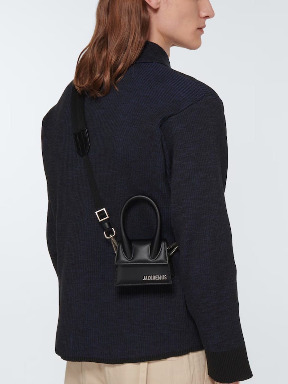 Schwarze Le Chiquito Homme Umhängetasche von Jacquemus