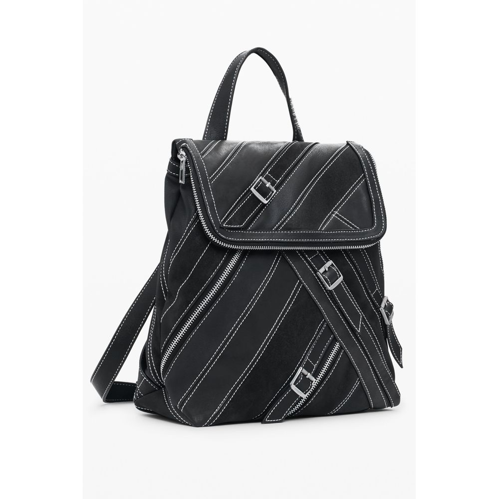 Desigual Black Polyethylene Women Backpack