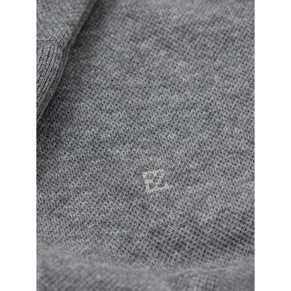 ZEGNA Graue Baumwollsocke
