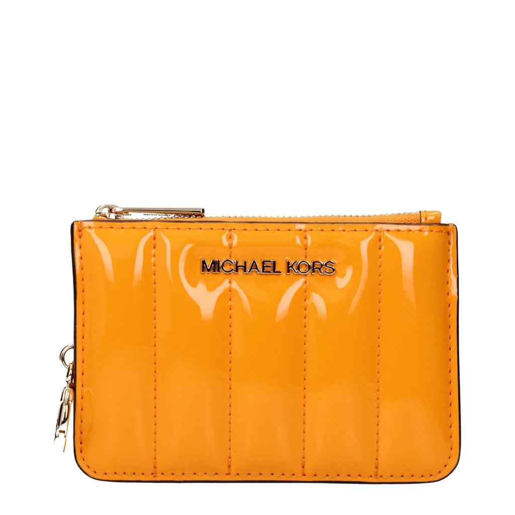 Michael Kors Orange Leather Wallet - Allority