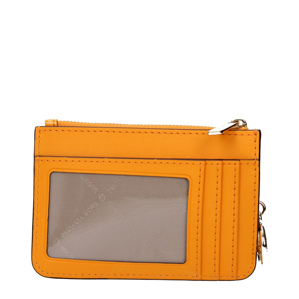 Michael Kors Orange Leather Wallet - Allority