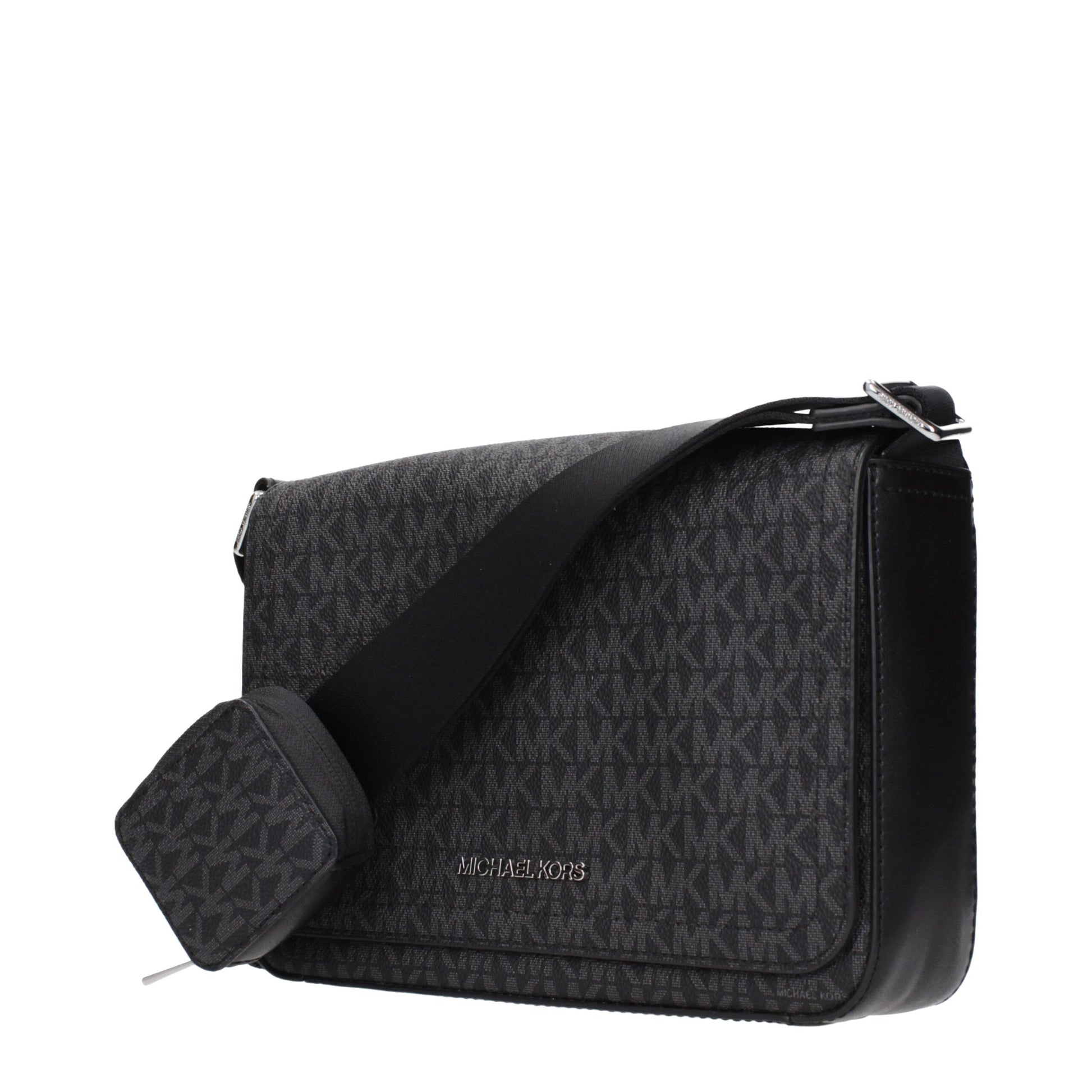 Michael Kors Black Fabric Crossbody Bags
