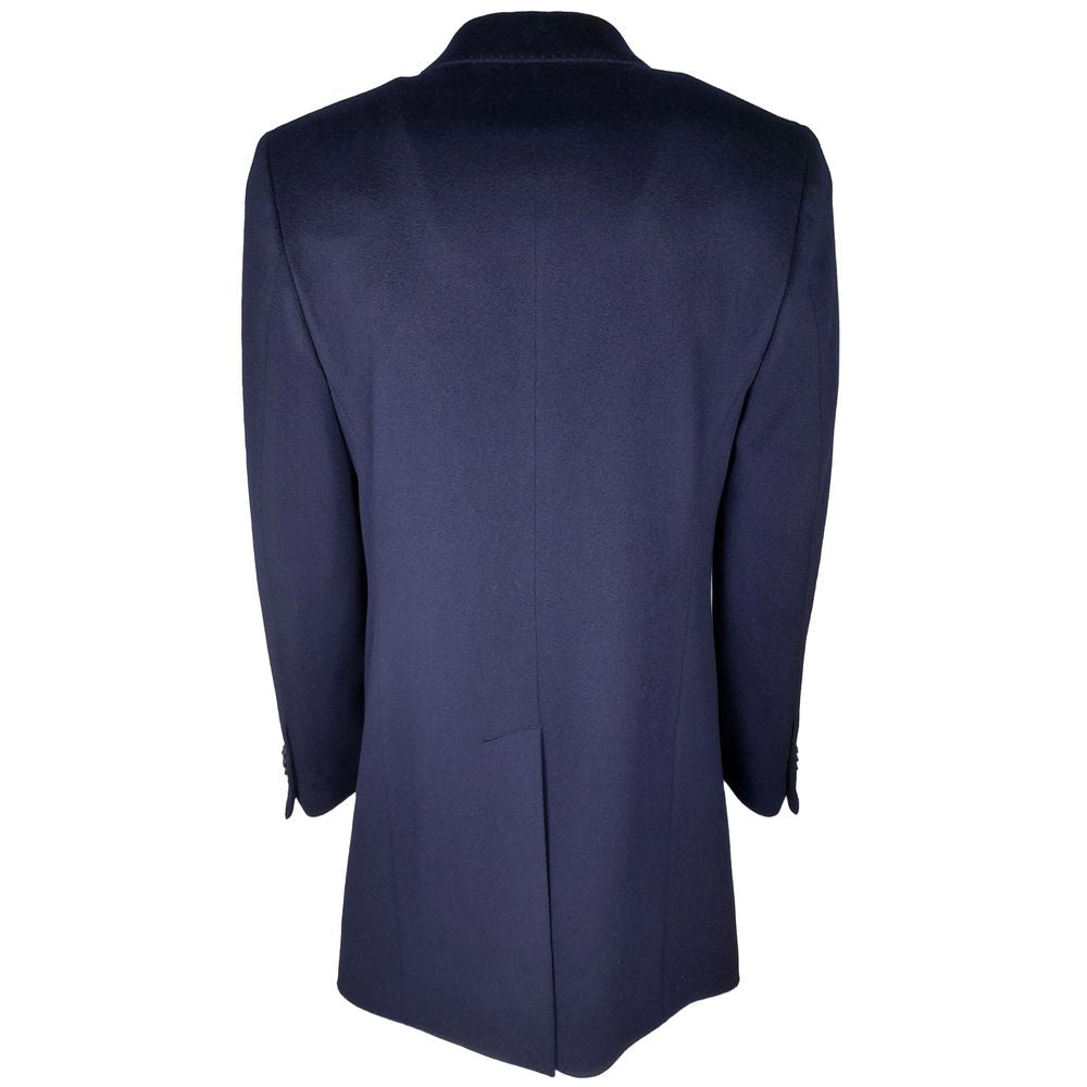 Made in Italy Blue Wool Men's Jacket