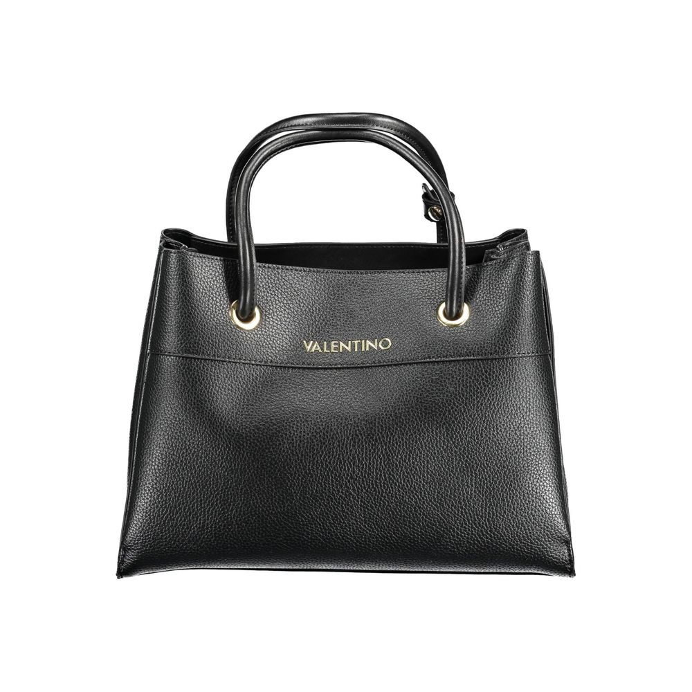 Mario Valentino Black Polyurethane Women Handbag