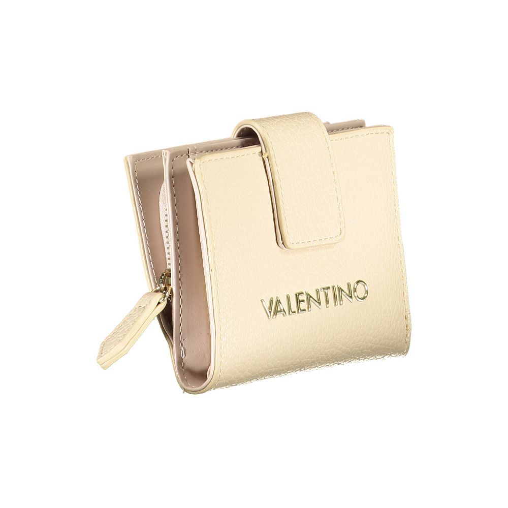 Mario Valentino Beige Polyurethane Women Wallet