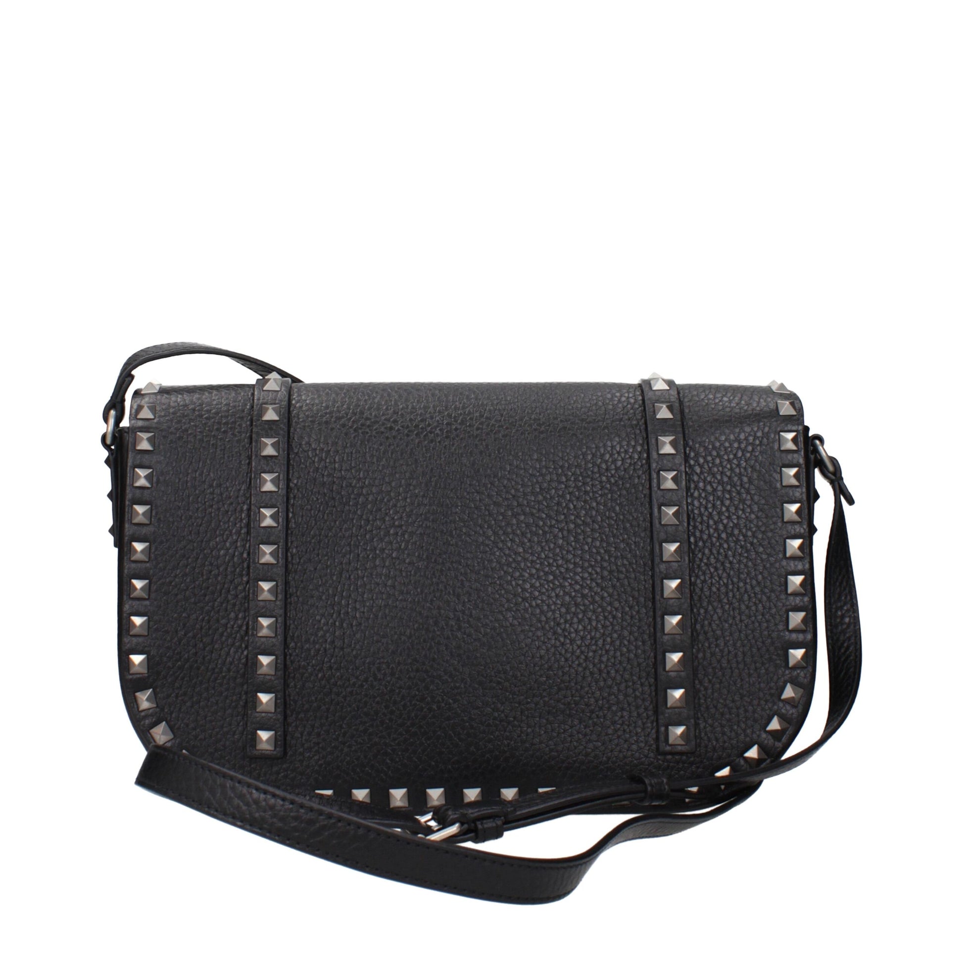 Valentino Garavani Black Leather Crossbody Bag