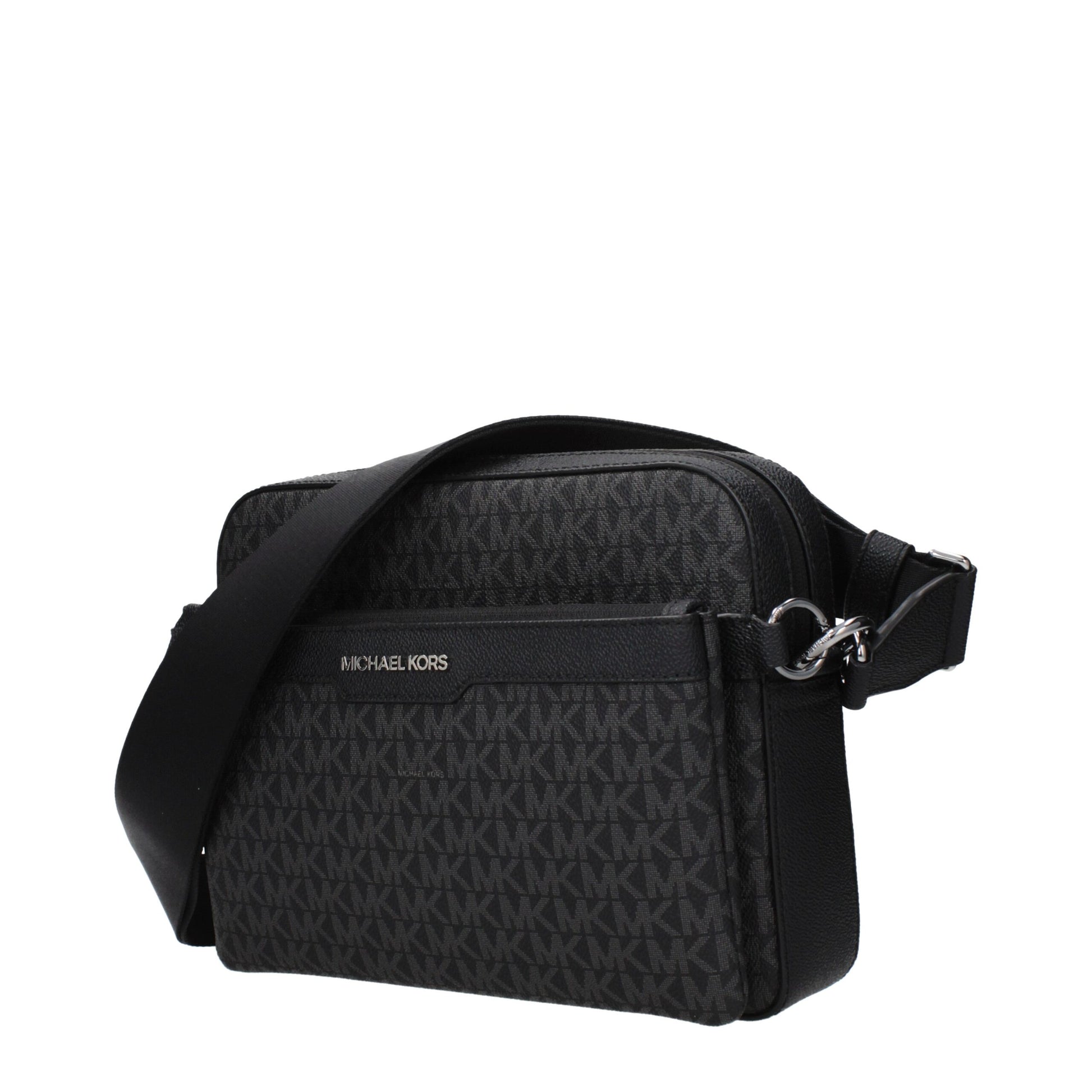 Michael Kors Black Fabric Crossbody Bag