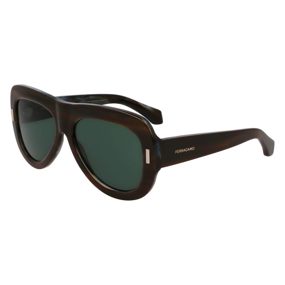 Ferragamo Bicolor Acetate Sunglasses - Allority