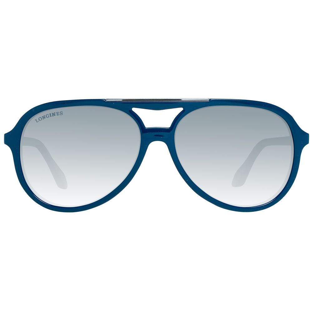 Longines Blue Plastic Sunglasses