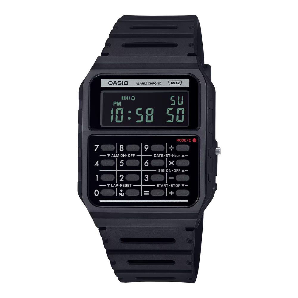 Casio Black Resin Digital Watch
