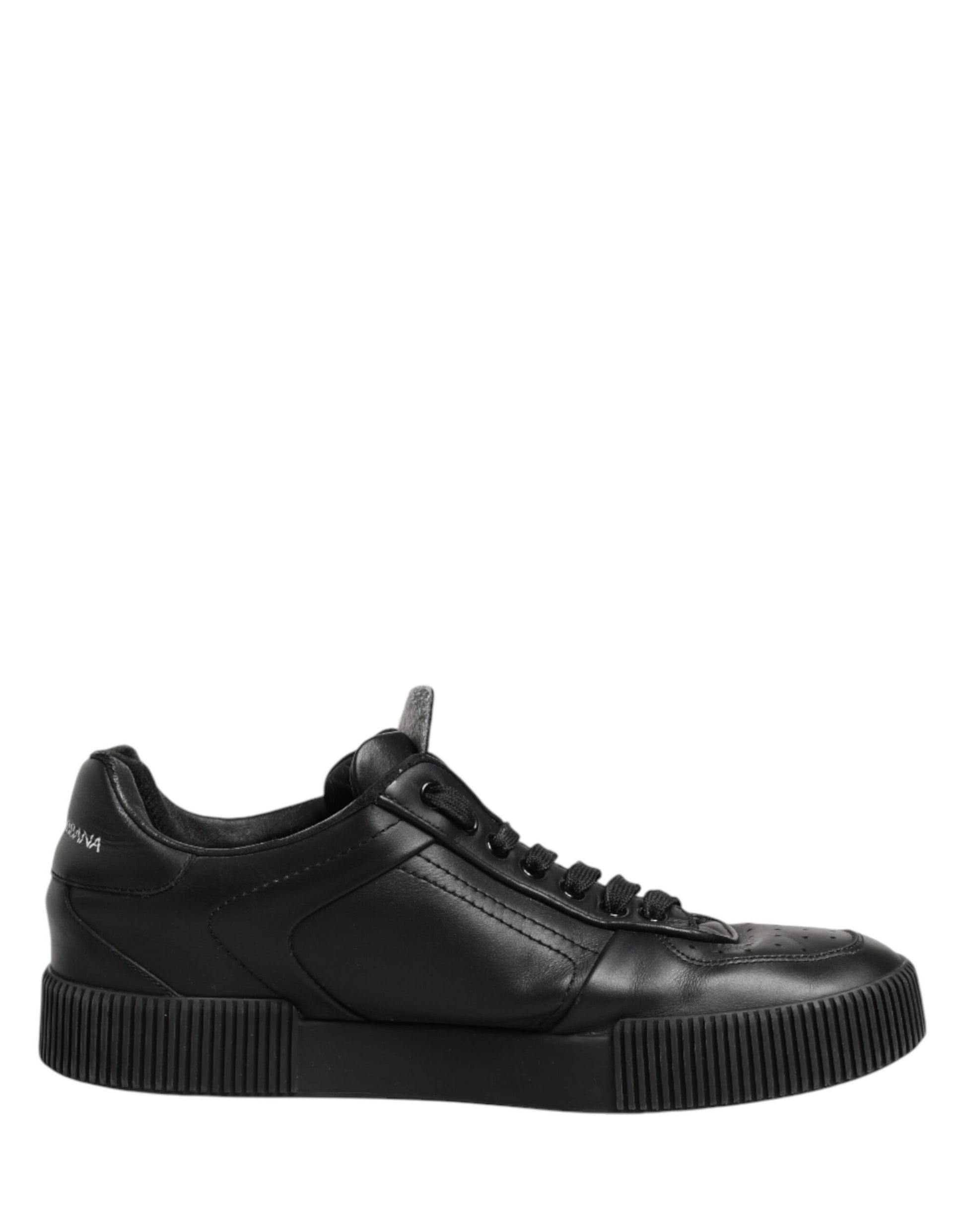 Dolce & Gabbana Black MIAMI Calf Low Top Men Sneakers Shoes