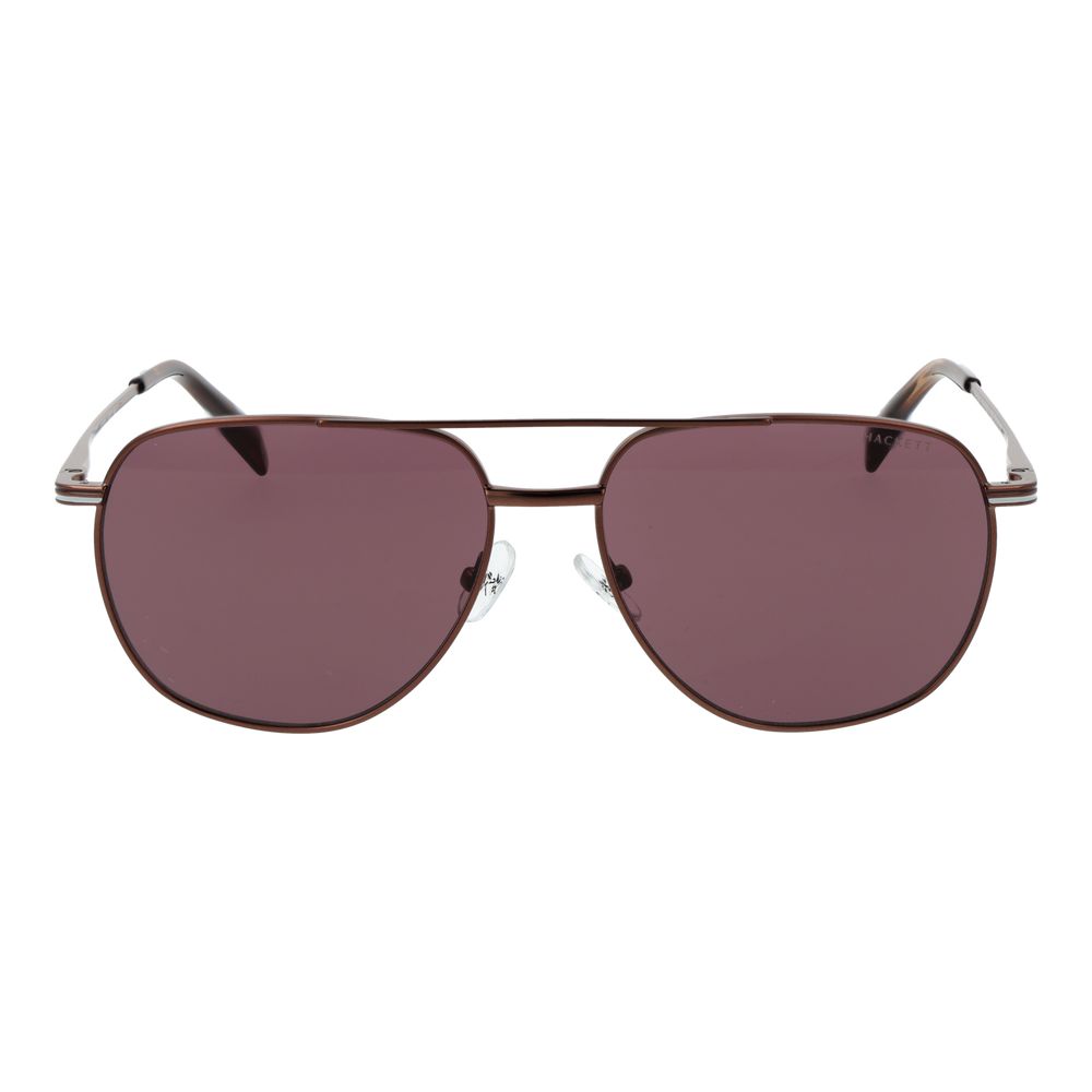 Hackett Brown Metal Sunglasses - Allority