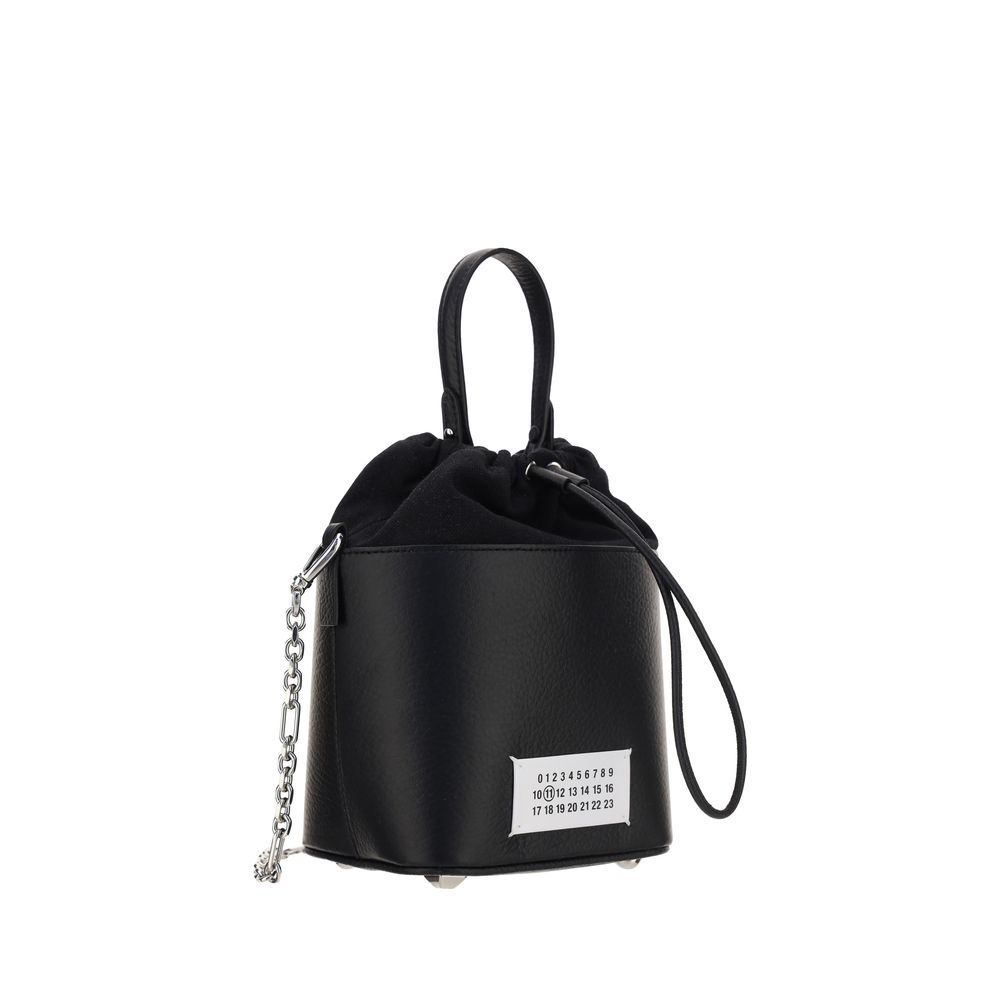 Margiela Black Calf Leather Bos Taurus Shoulder Bag