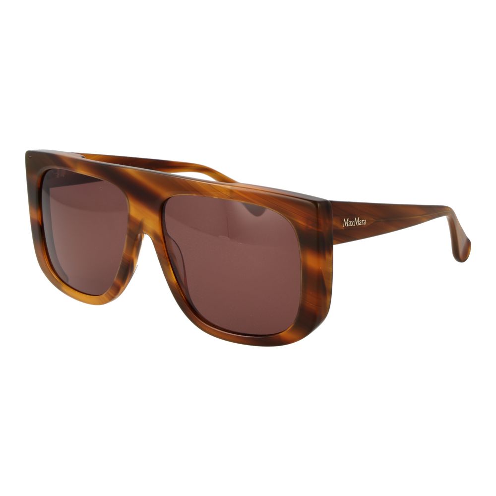 Max Mara Brown Acetate Sunglasses - Allority