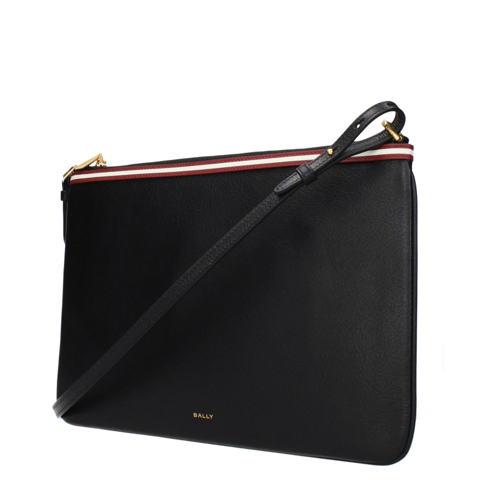 Bally Black Leather Crossbody Bag