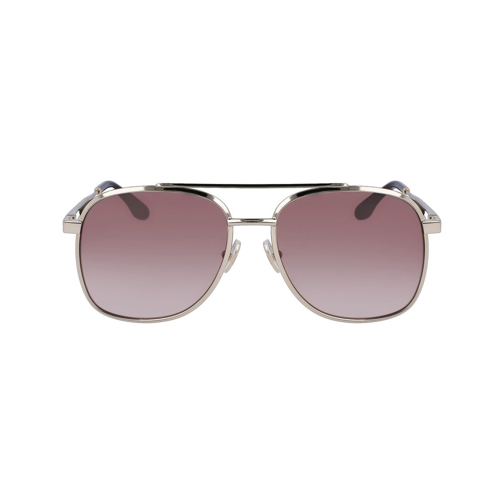 Victoria Beckham Gold Metal Sunglasses - Allority