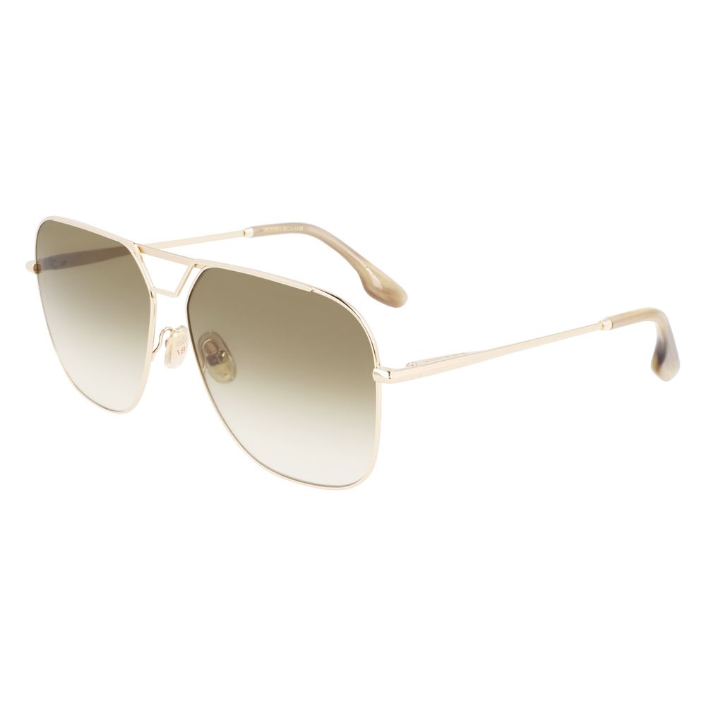 Victoria Beckham Gold Metal Sunglasses - Allority