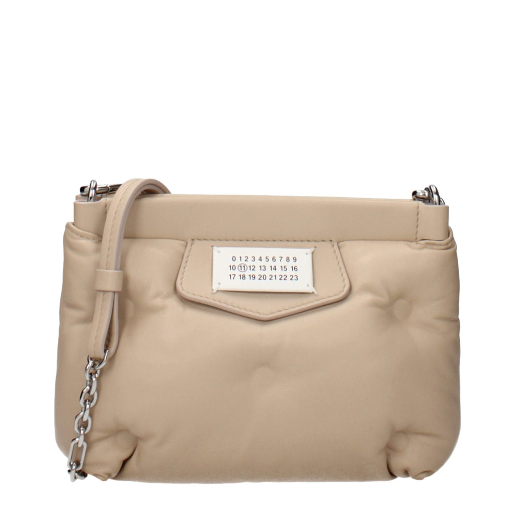 Maison Margiela Beige Leather Crossbody Bag
