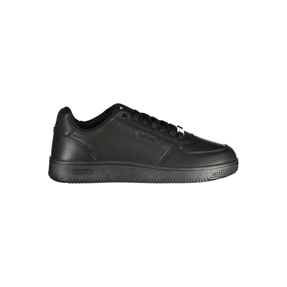 Gas Black Polyurethane Men's Sneaker - Allority