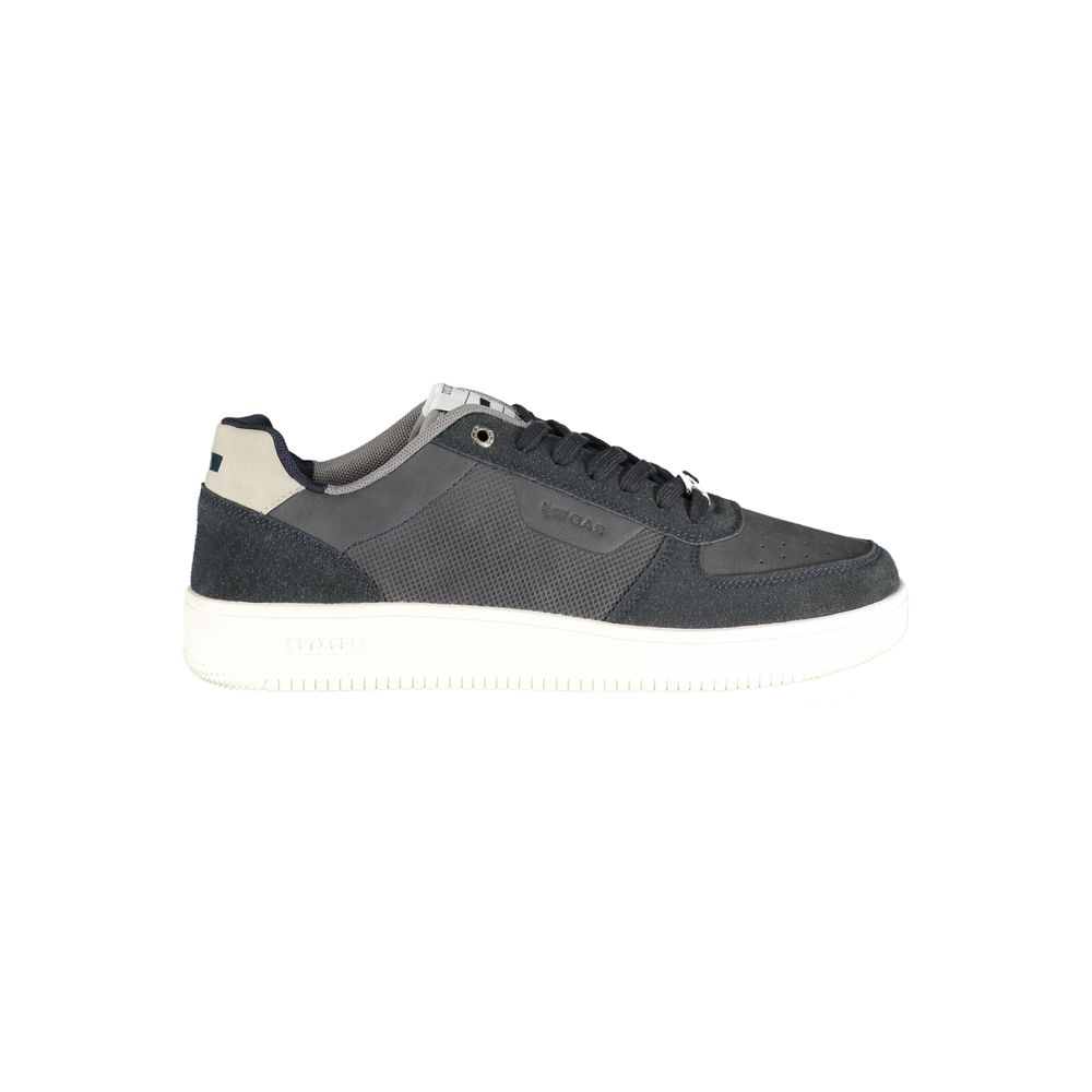 Gas Blu Polyurethane Men Sneaker - Allority