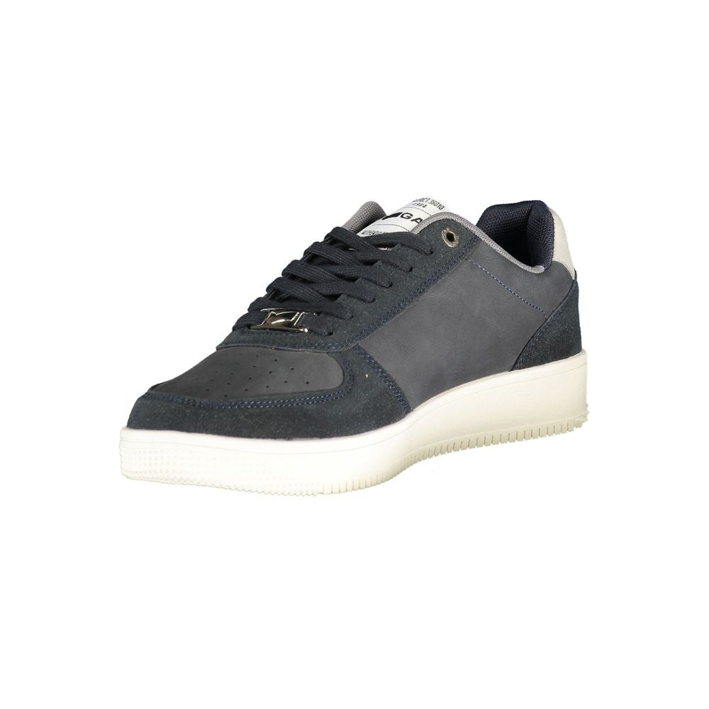 Gas Blu Polyurethane Men Sneaker - Allority
