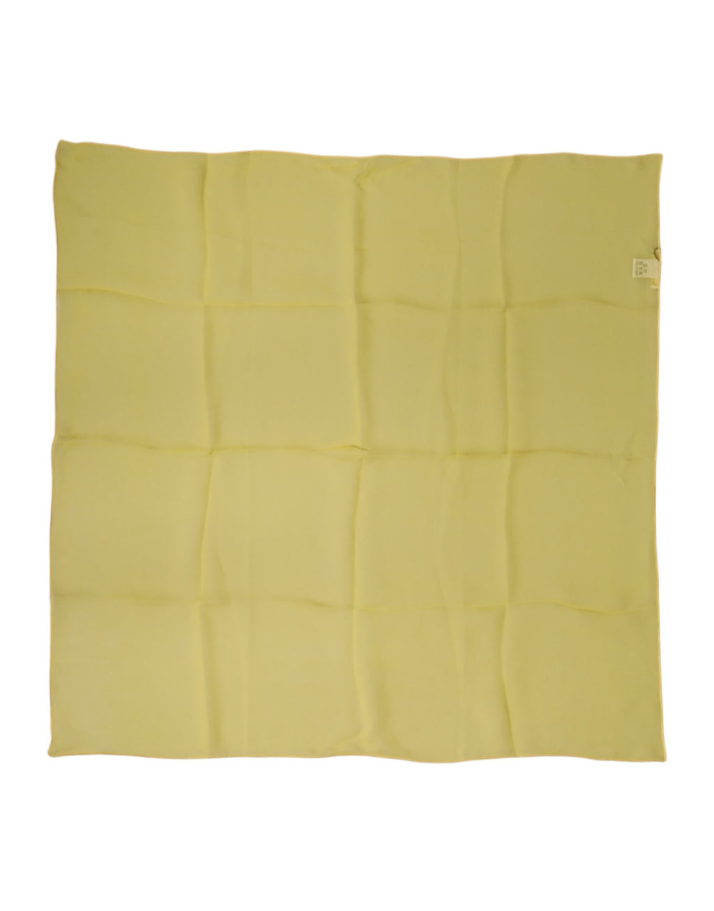 Dolce & Gabbana Yellow Silk Neck Wrap Square Foulard Scarf