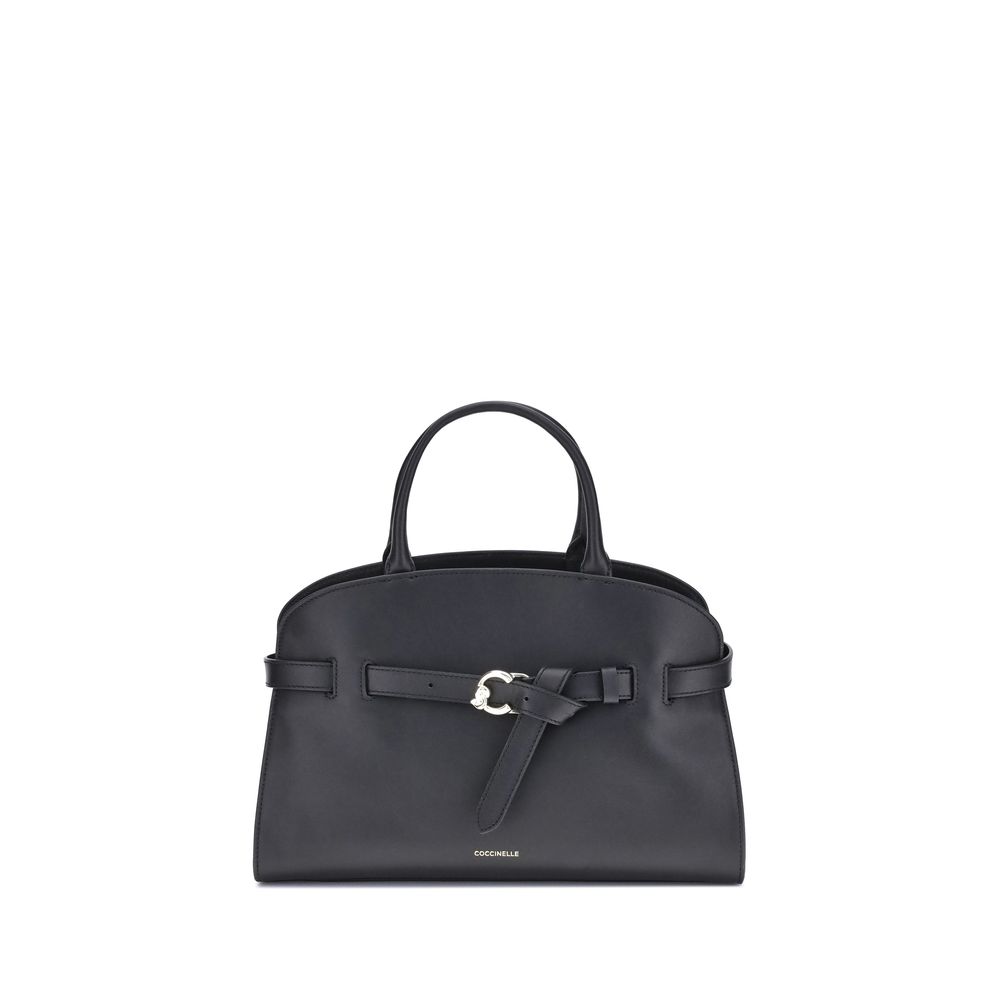 Coccinelle Black Calf Leather Bos Taurus Handbag