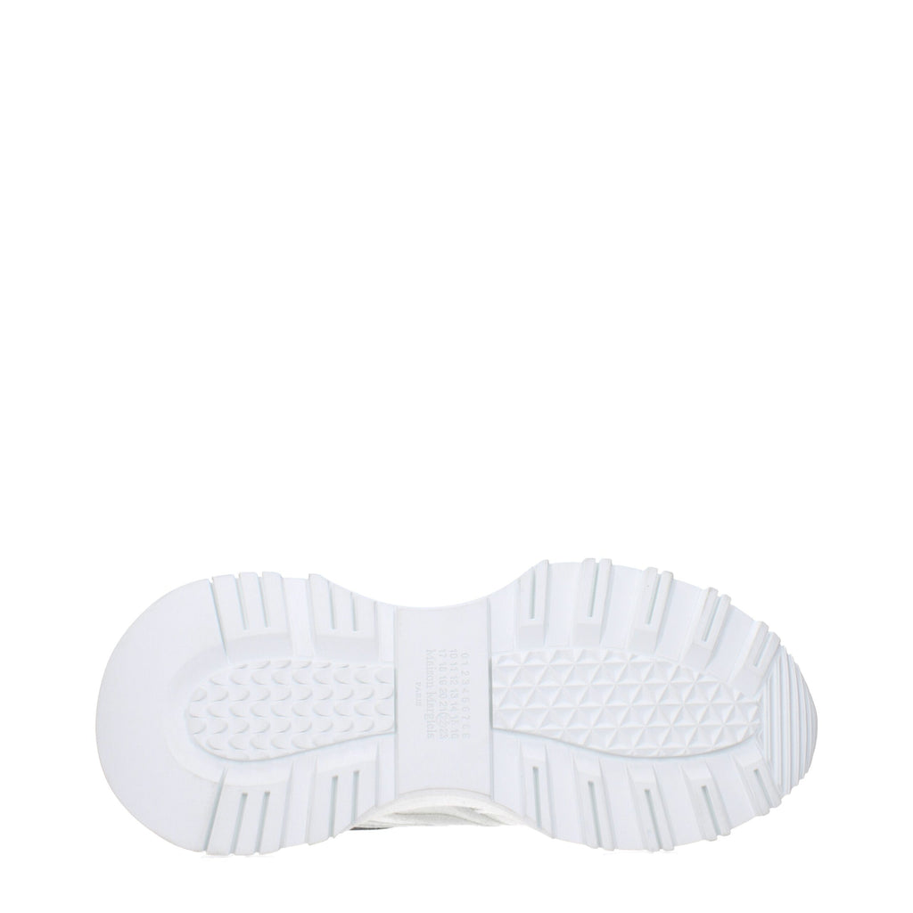 Maison Margiela White Fabric Athletic Sneakers
